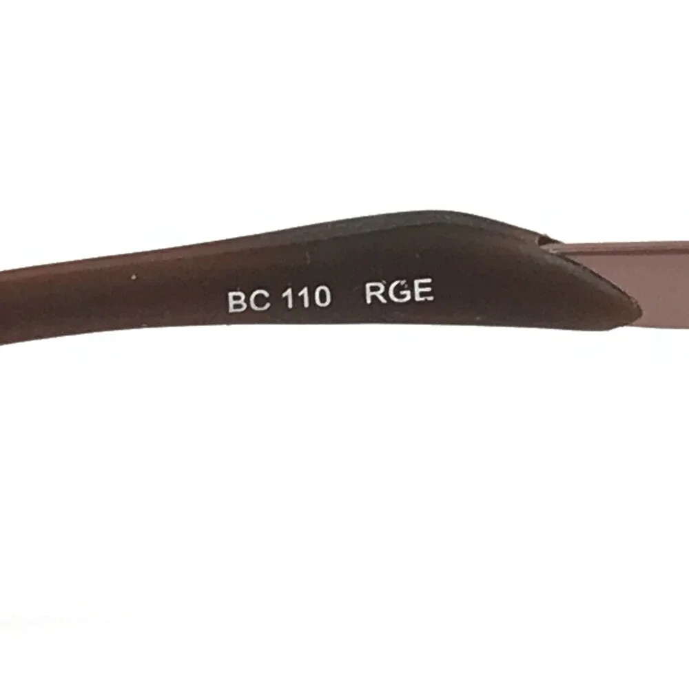 BCBGMAXAZRIA Sunglasses BC110 RGE Brown Cat Eye Frames with Gradient Gray Lenses